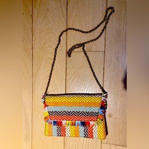 Multi color J. CREW should bag